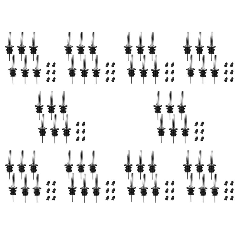 60Pc Stainless Steel Pourers,S - Speed Pourer Cap recension och pris