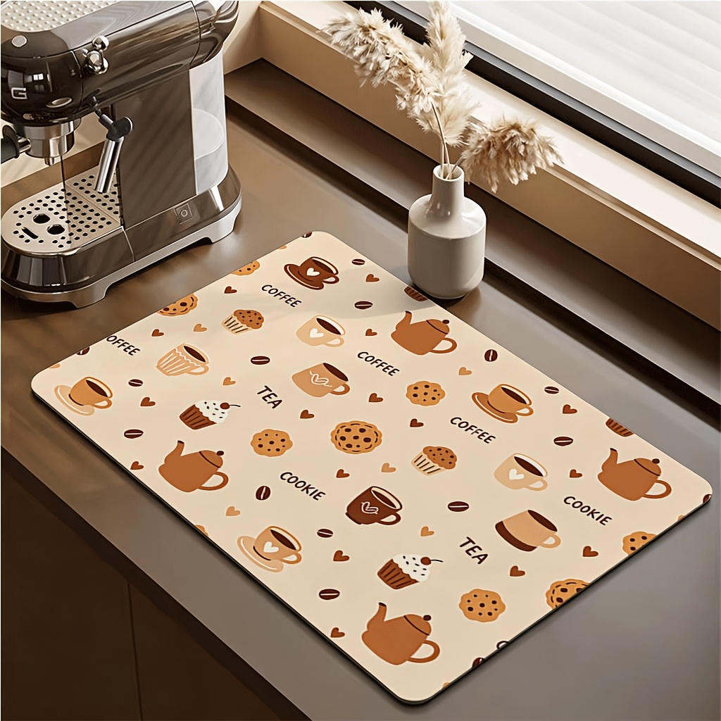 Cozy Christmas Coffee Bar Dish - Bar Mat Rubber recension och pris
