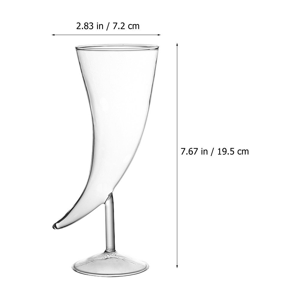 2Pcs Ox Horn Cocktail Glass Se - Home Bar Set recension och pris