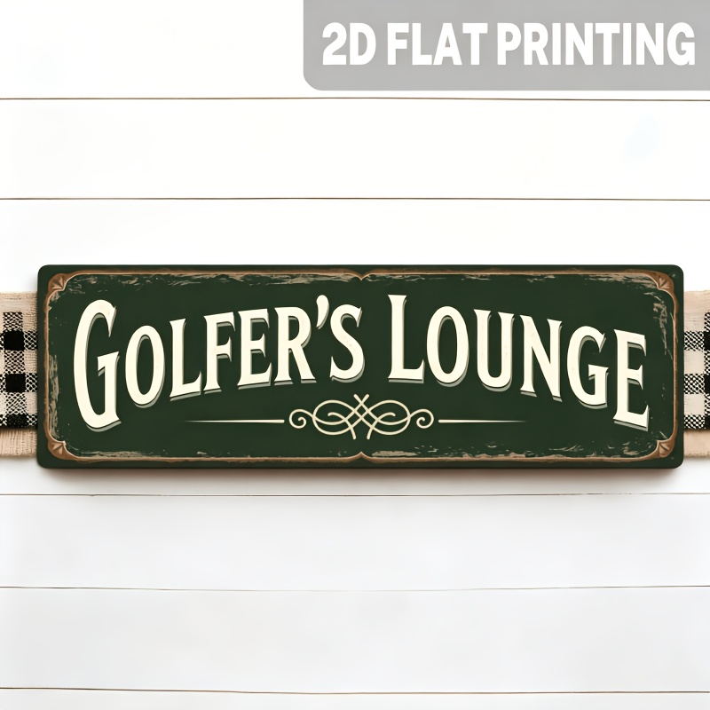 2D Flat, 1pc, Vintage Golfer'S - Home Bar Lounge recension och pris